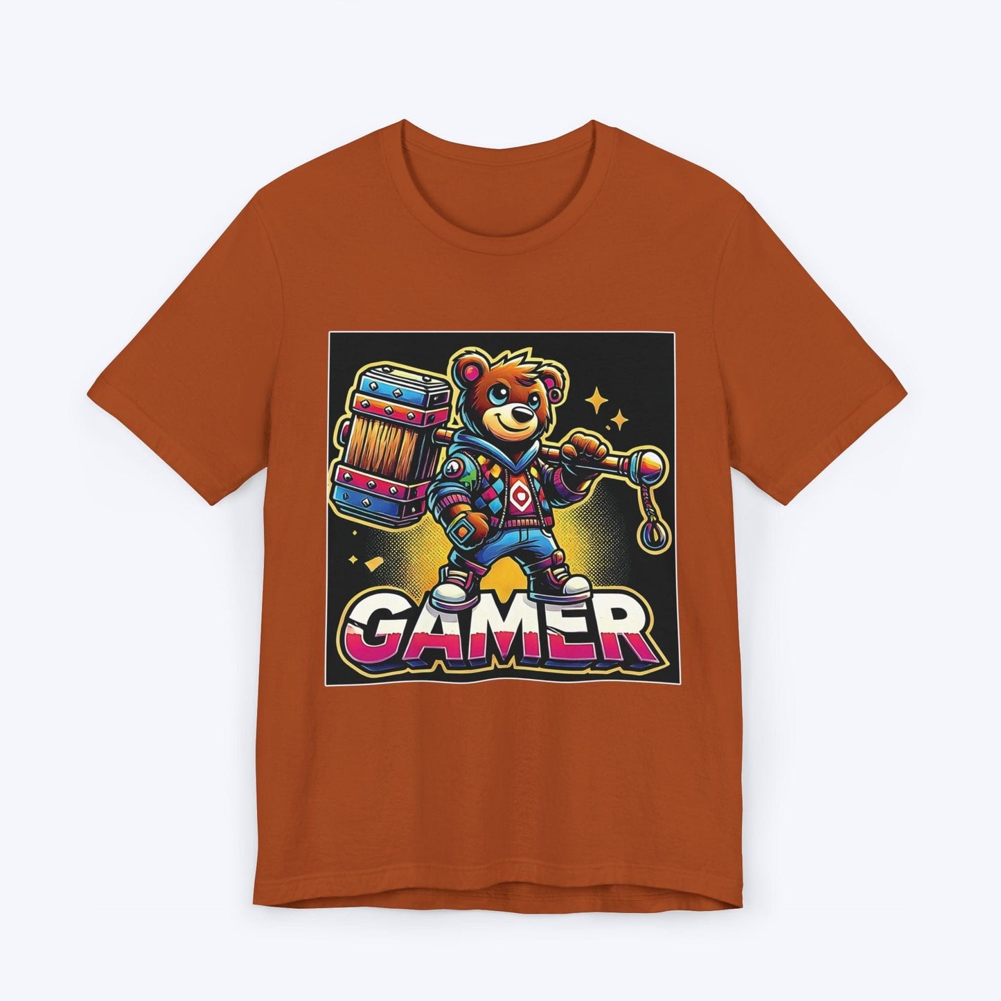 T-Shirt Autumn / S Bear Gamer Smash T-shirt