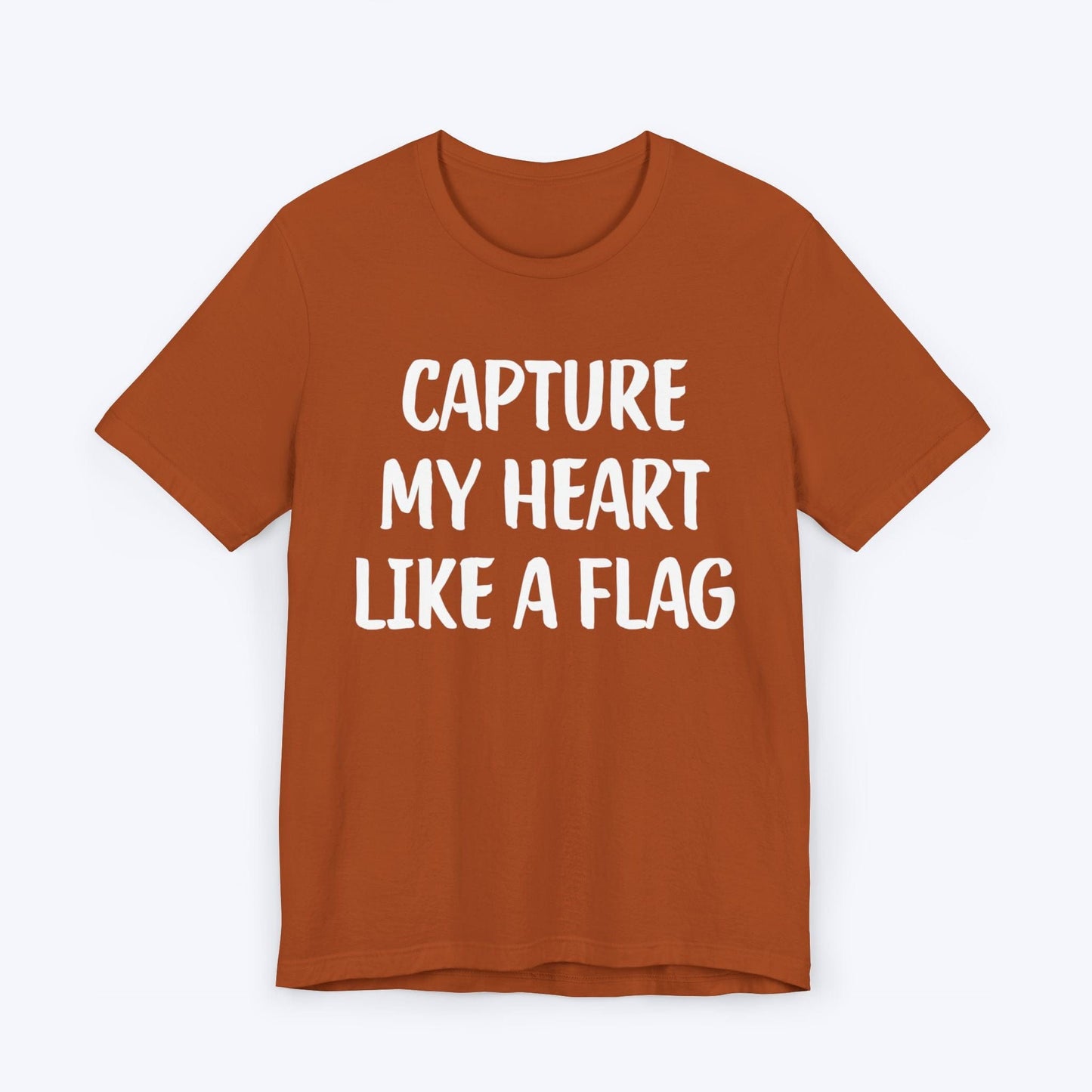 T-Shirt Autumn / S Capture My Heart Like A Flag T-shirt