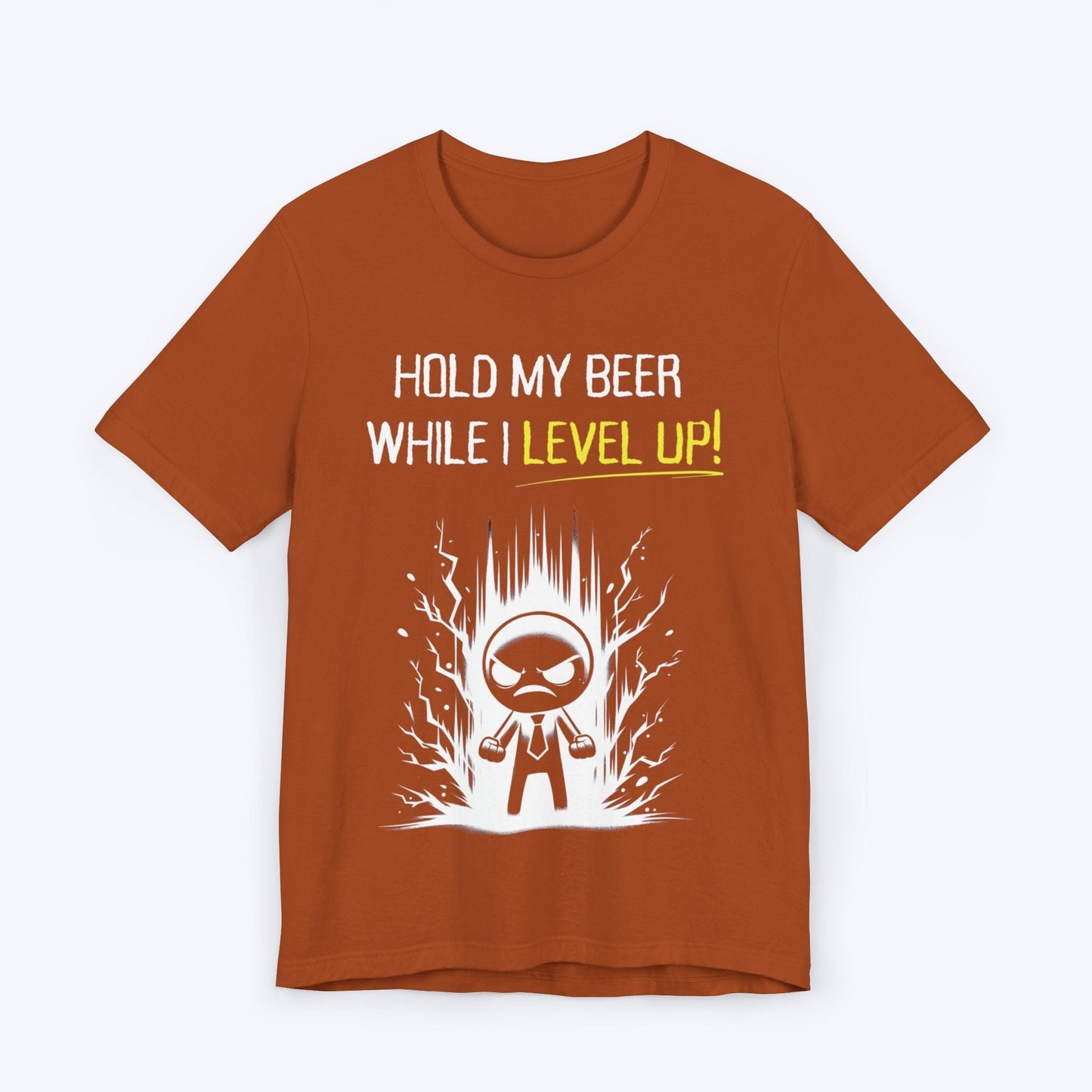 T-Shirt Autumn / S Hold My Beer "Level Up" T-shirt