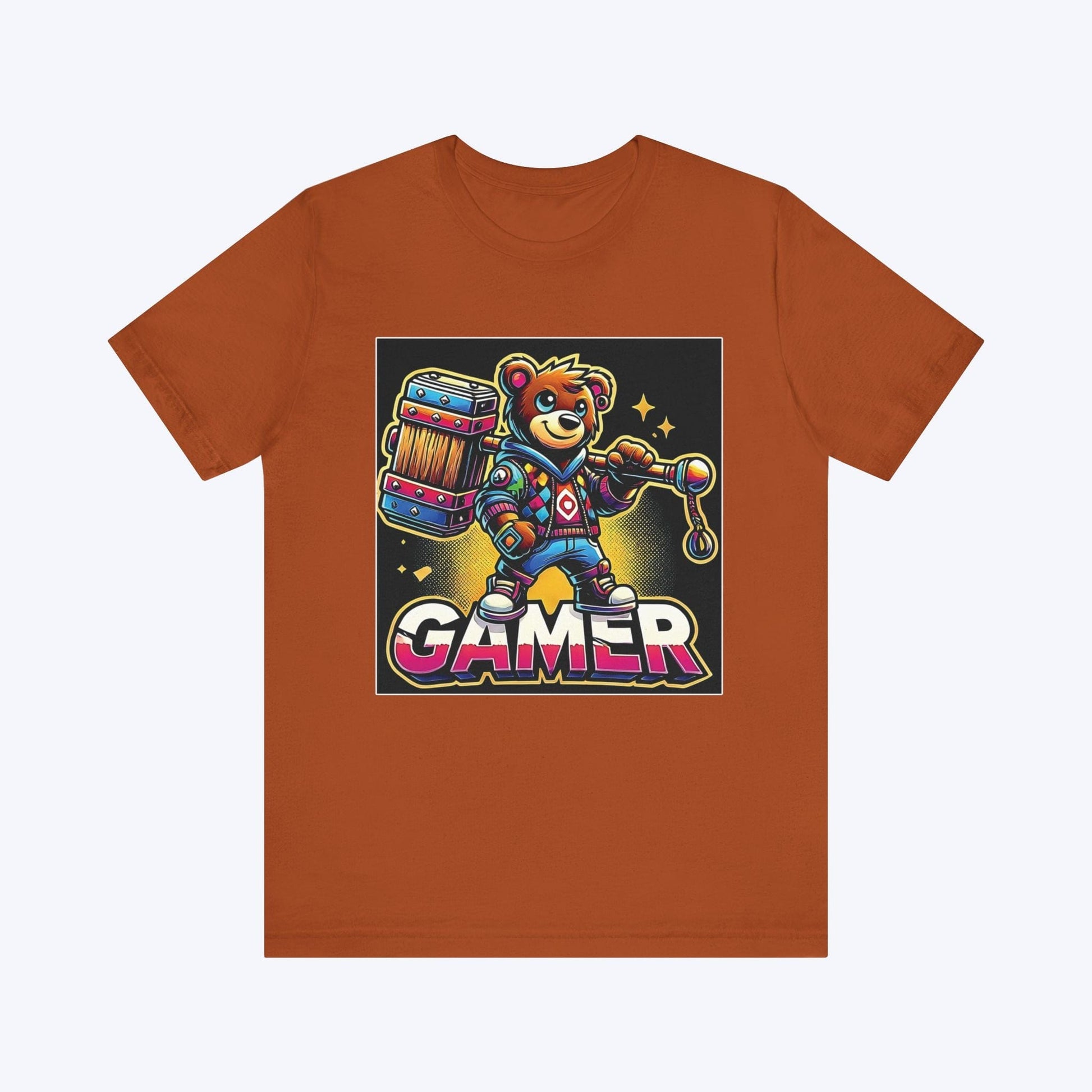 T-Shirt Bear Gamer Smash T-shirt