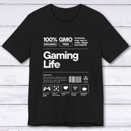 T-Shirt Black / S 100% Organic Gaming T-shirt