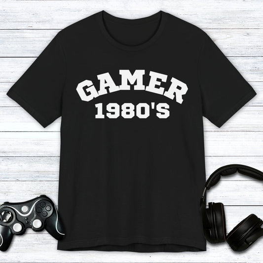 T-Shirt Black / S 1980's Gamer T-shirt