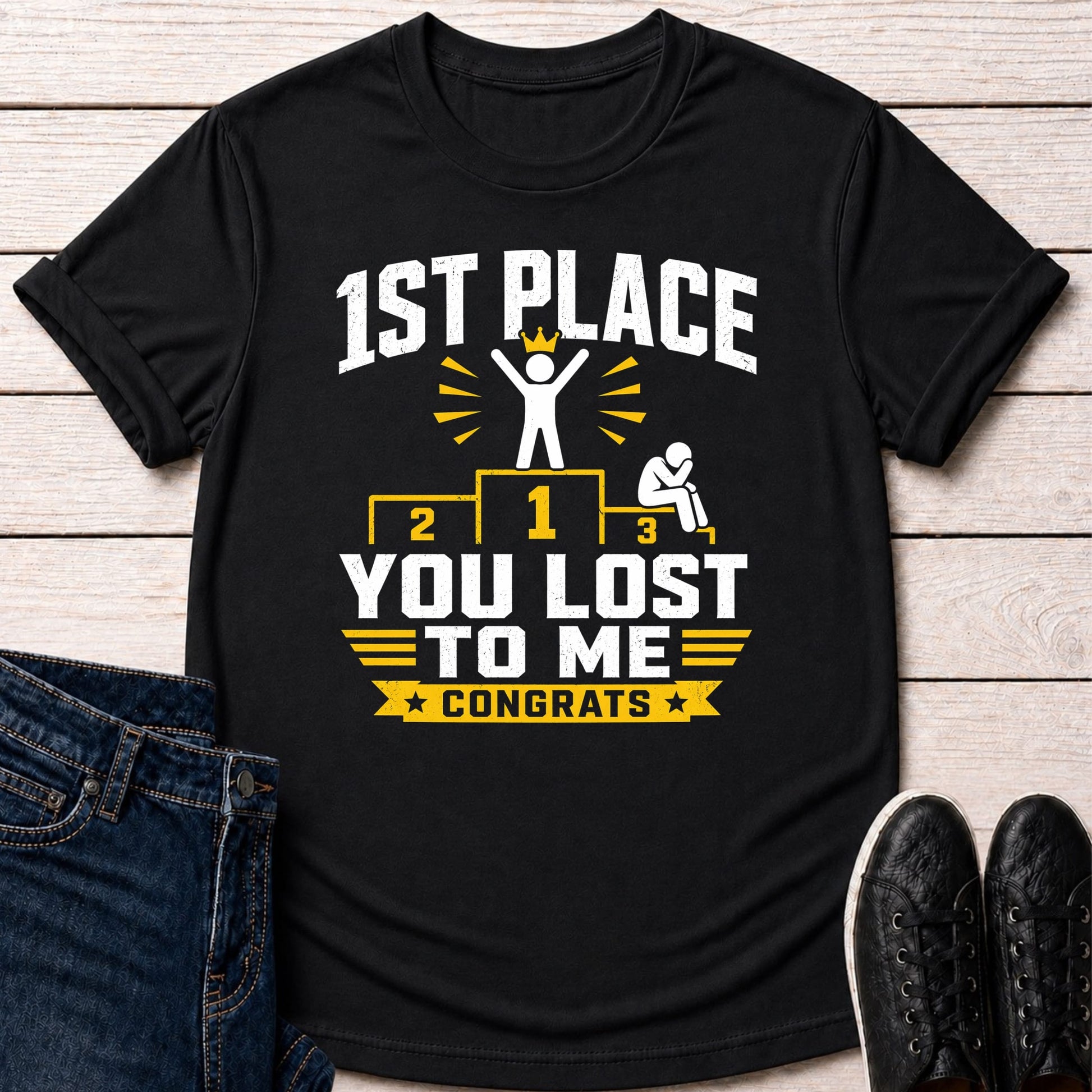 T-Shirt Black / S 1st Place T-shirt