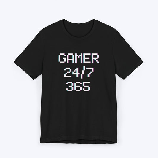 T-Shirt Black / S 24/7 - 365 Gamer T-shirt