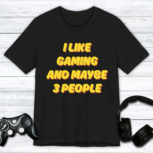 T-Shirt Black / S 3 People at Most T-shirt