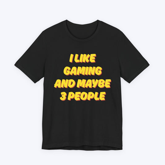 T-Shirt Black / S 3 People at Most T-shirt