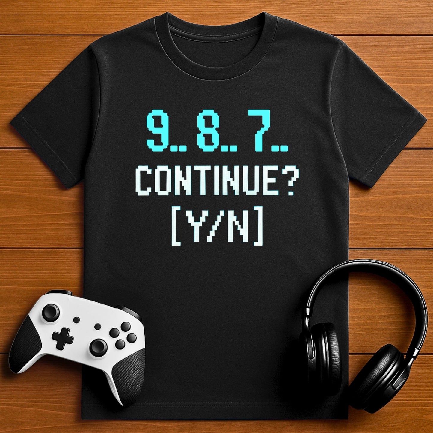 T-Shirt Black / S 9,, 8.. 7.. Continue T-shirt