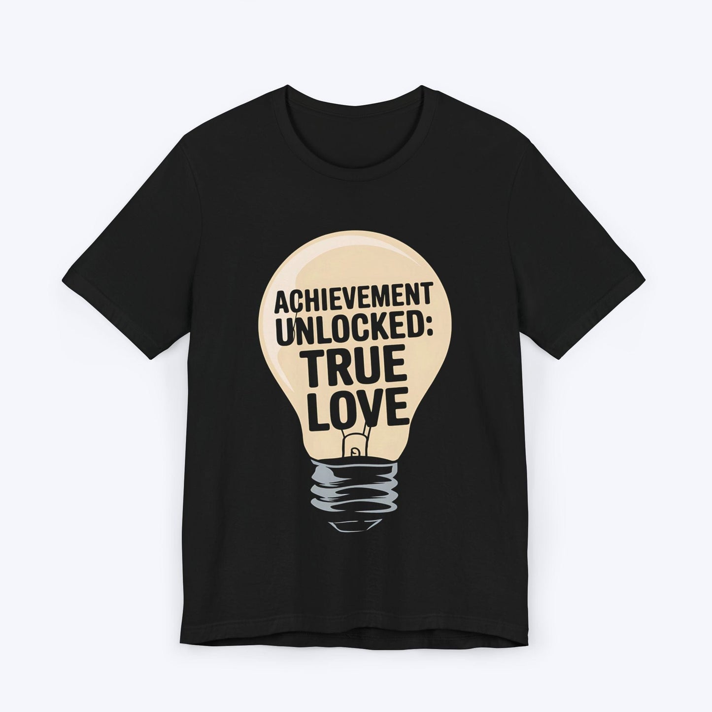 T-Shirt Black / S Achievement Unlocked: True Love – Bonus XP Edition T-shirt