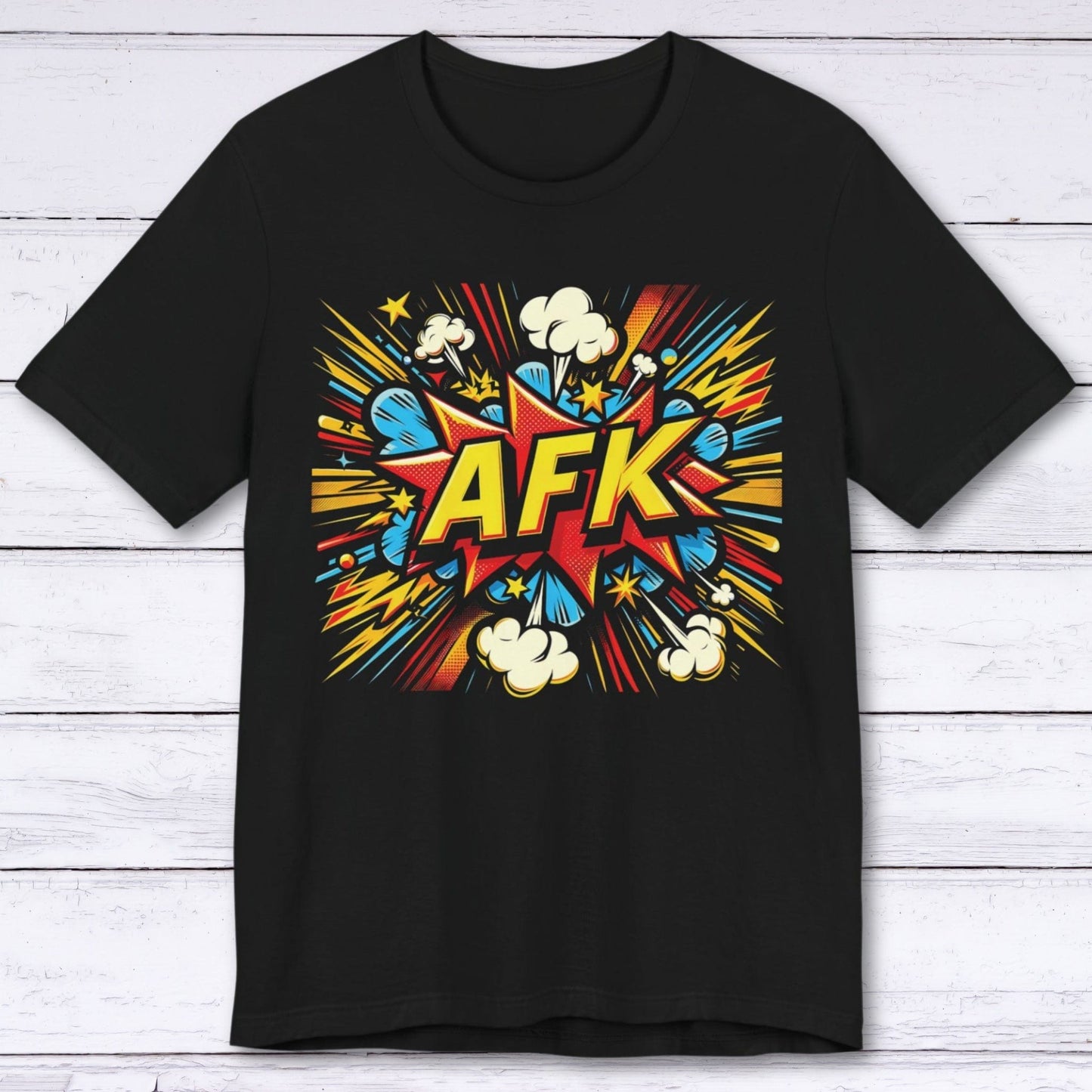 T-Shirt Black / S AFK Comic Book Vibes T-shirt