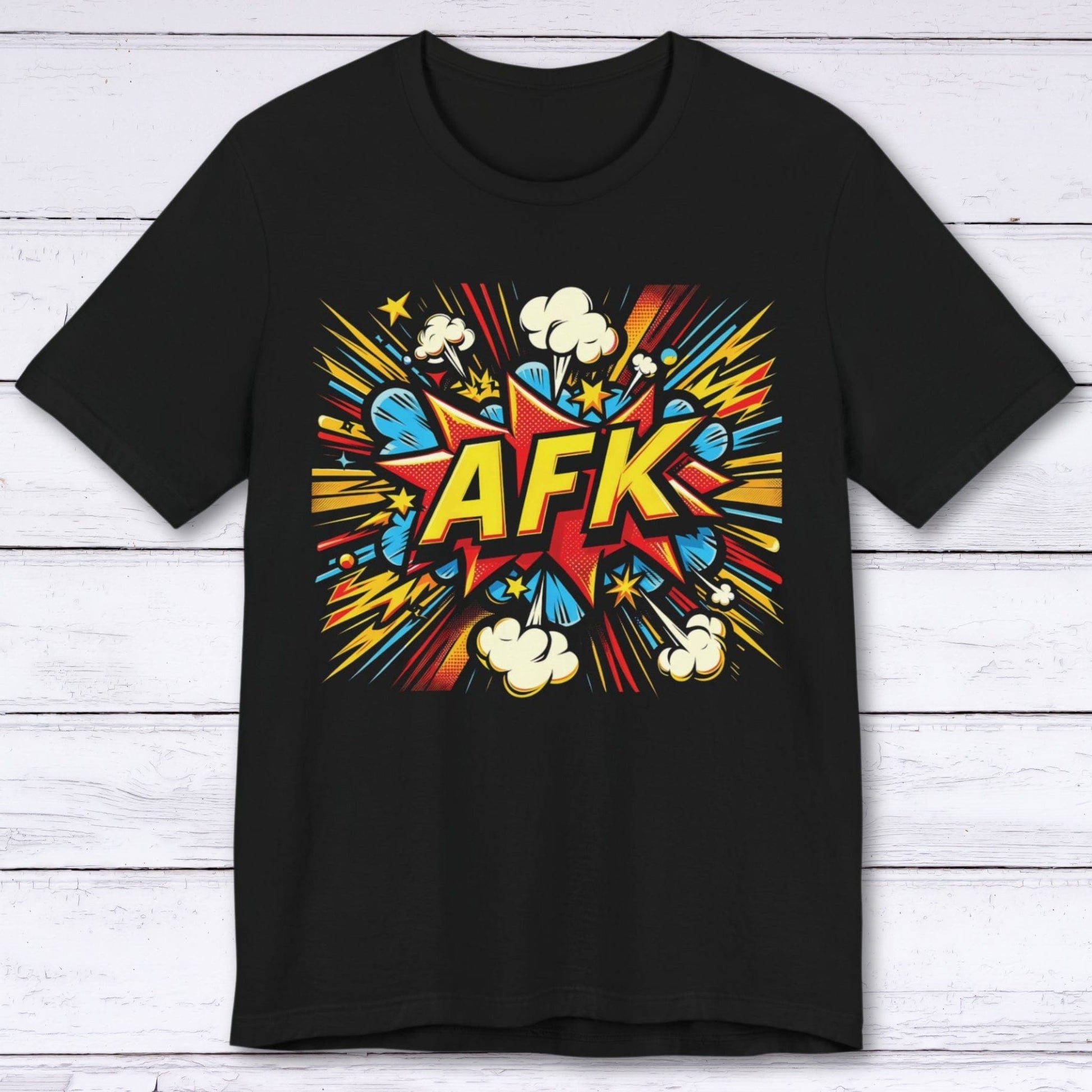 T-Shirt Black / S AFK Comic Book Vibes T-shirt