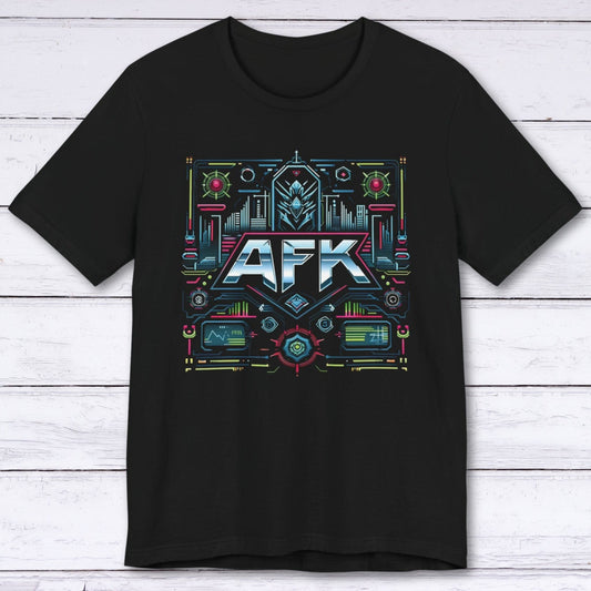 T-Shirt Black / S AFK Dystopian Cyberpunk T-shirt