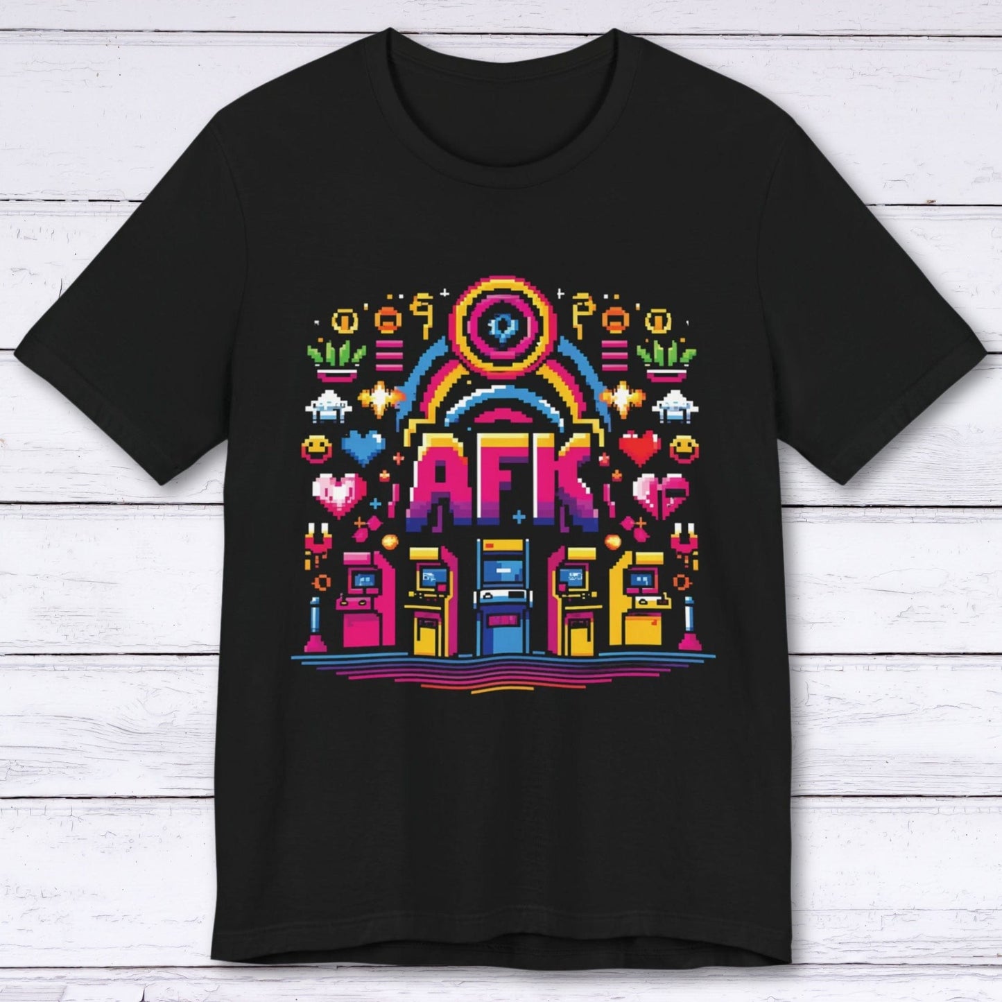 T-Shirt Black / S AFK in Pixels T-shirt