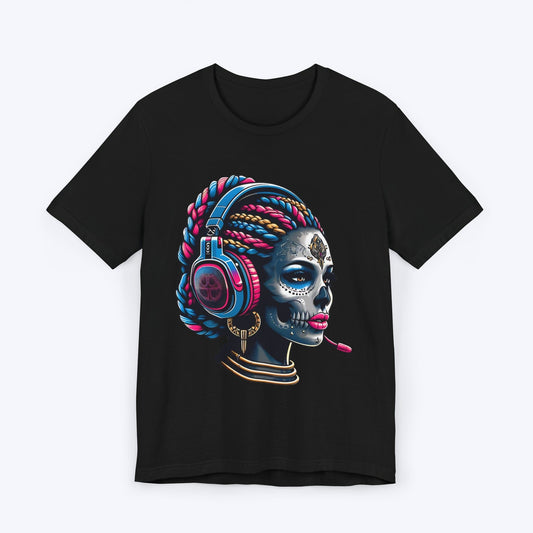 T-Shirt Black / S Afro Gamer Goddess T-shirt