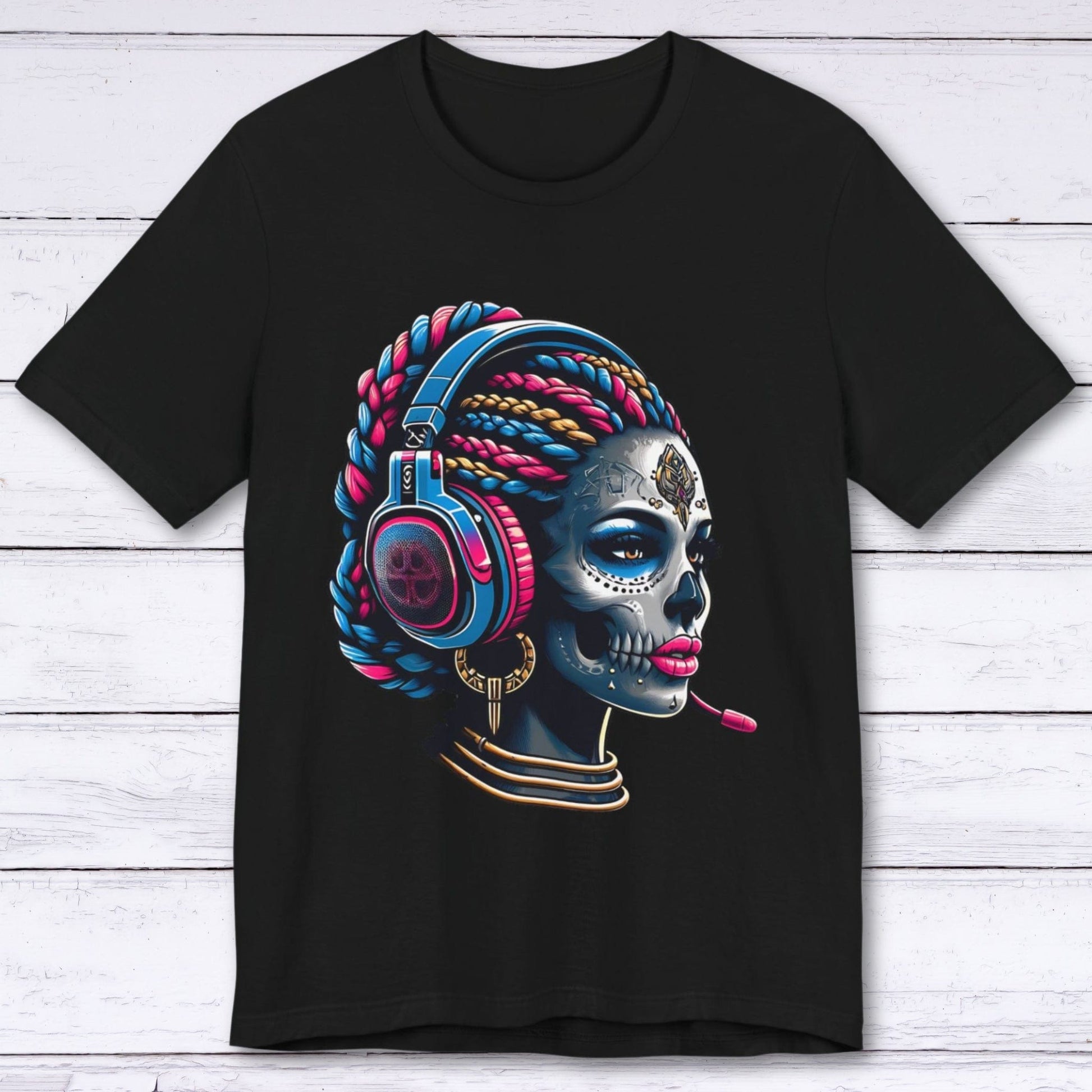 T-Shirt Black / S Afro Gamer Goddess T-shirt