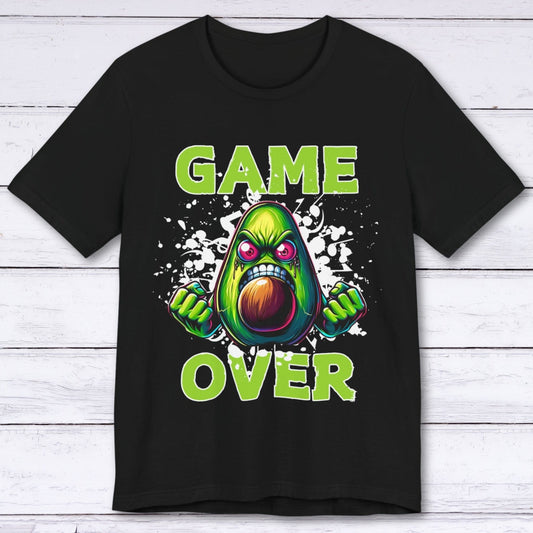 T-Shirt Black / S An avocados Last Stand - Game Over T-shirt