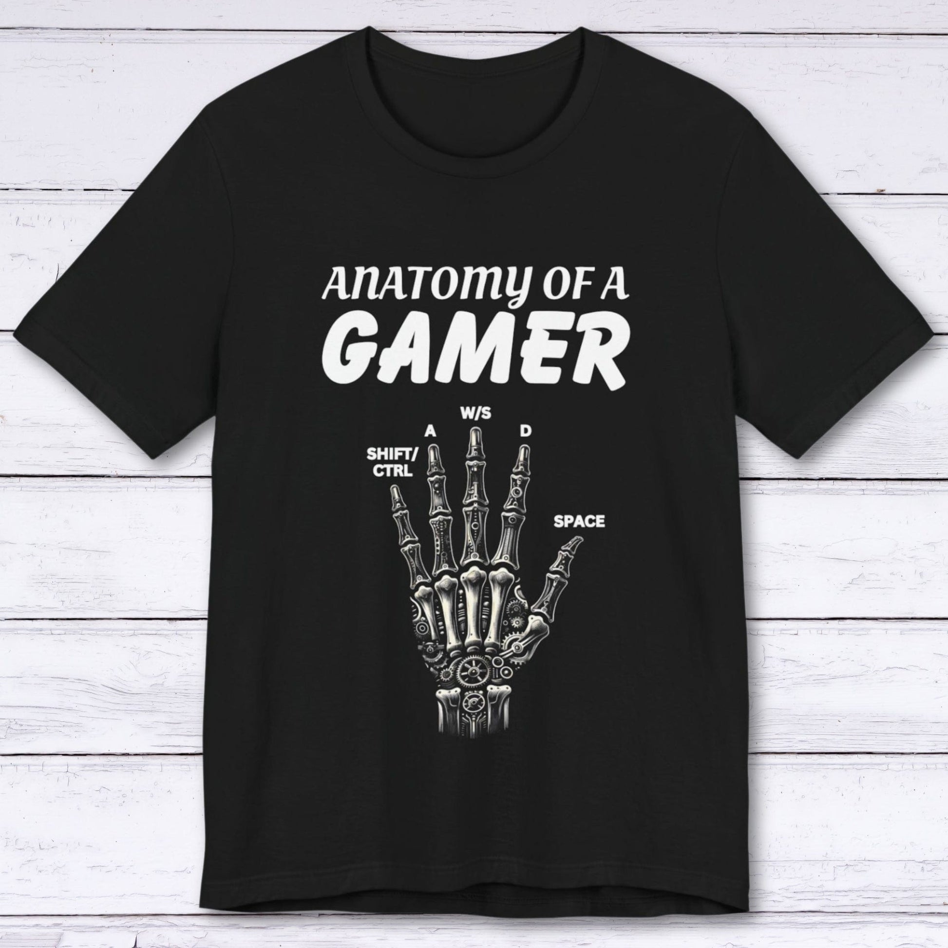 T-Shirt Black / S Anatomy of a Gamer (Steampunk) T-shirt