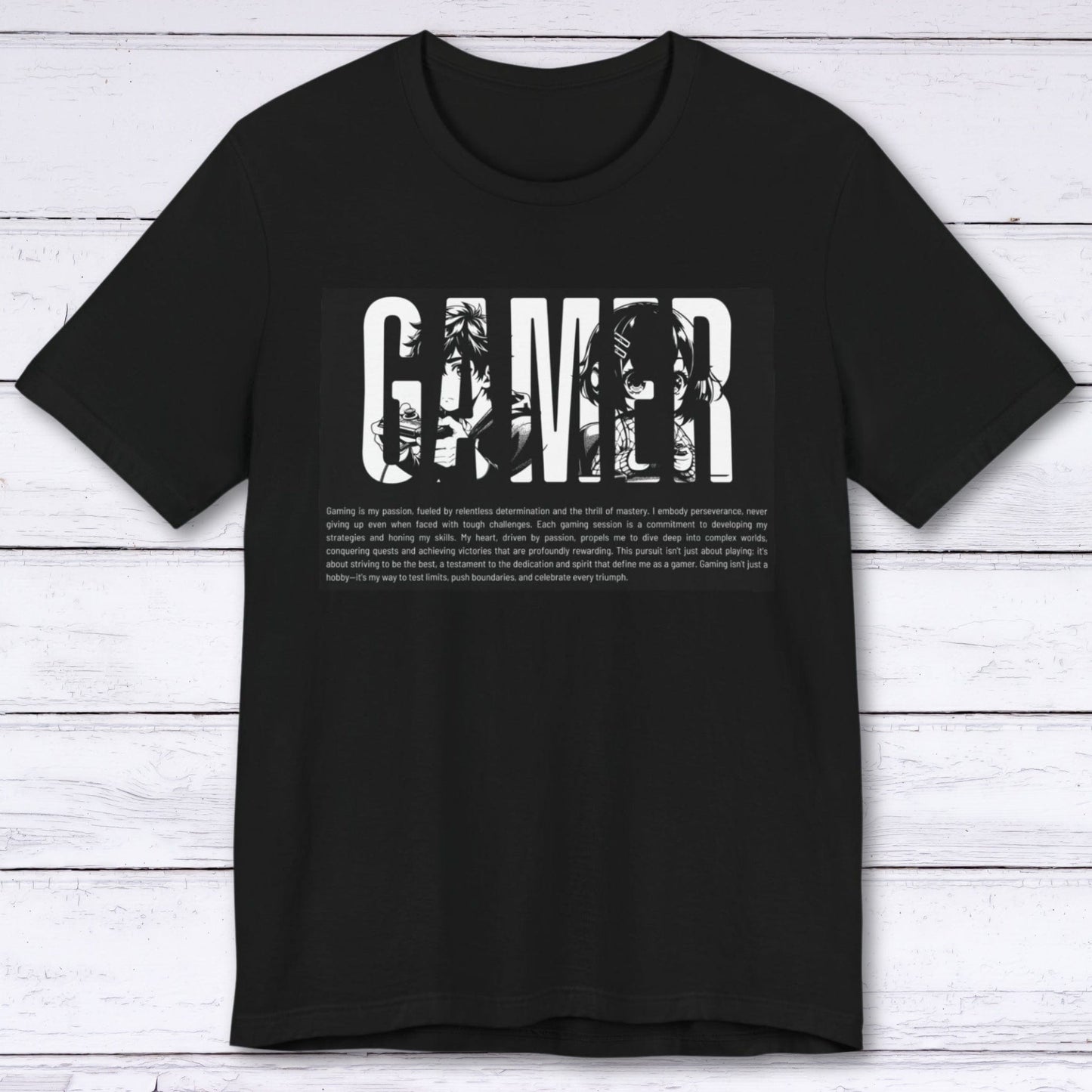 T-Shirt Black / S Anime Gamers T-shirt