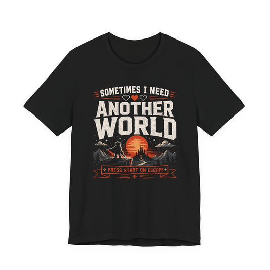 T-Shirt Black / S Another World Awaits T-shirt