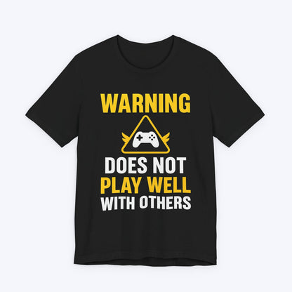 T-Shirt Black / S Approach with Caution Gaming T-shirt