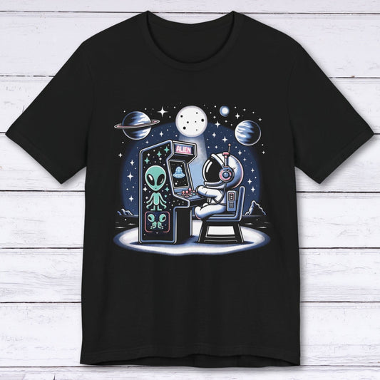 T-Shirt Black / S Arcade in the Stars - Astronaut T-shirt