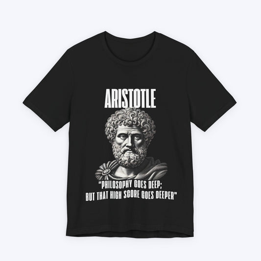 T-Shirt Black / S ARISTOTLE (Philosophy vs High Score) T-shirt