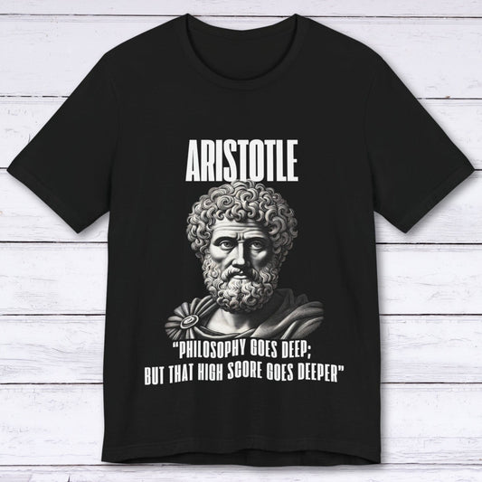 T-Shirt Black / S ARISTOTLE (Philosophy vs High Score) T-shirt