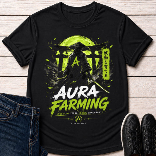 T-Shirt Black / S Aura Farming T-shirt