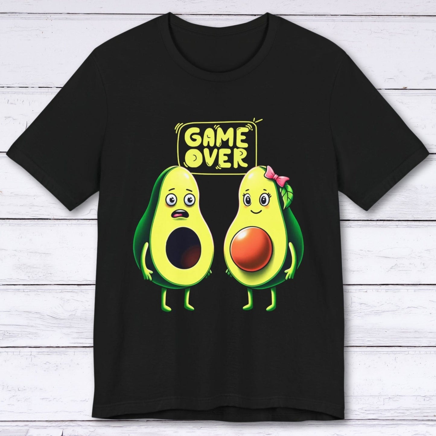 T-Shirt Black / S Avocado Family: Game Over or Just Beginning T-shirt