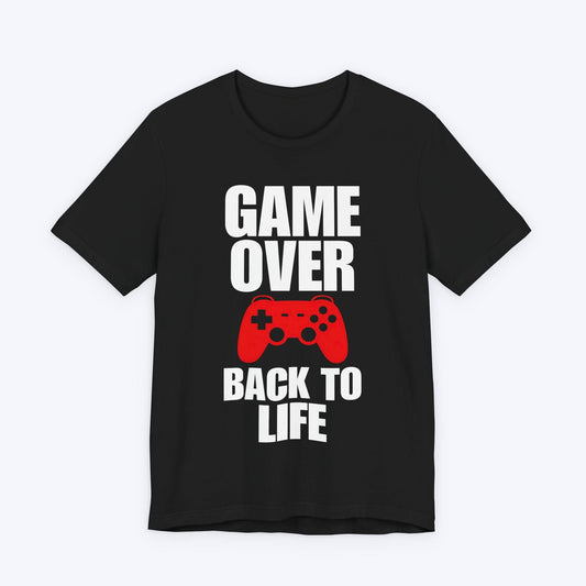 T-Shirt Black / S Back to Life Gaming T-shirt