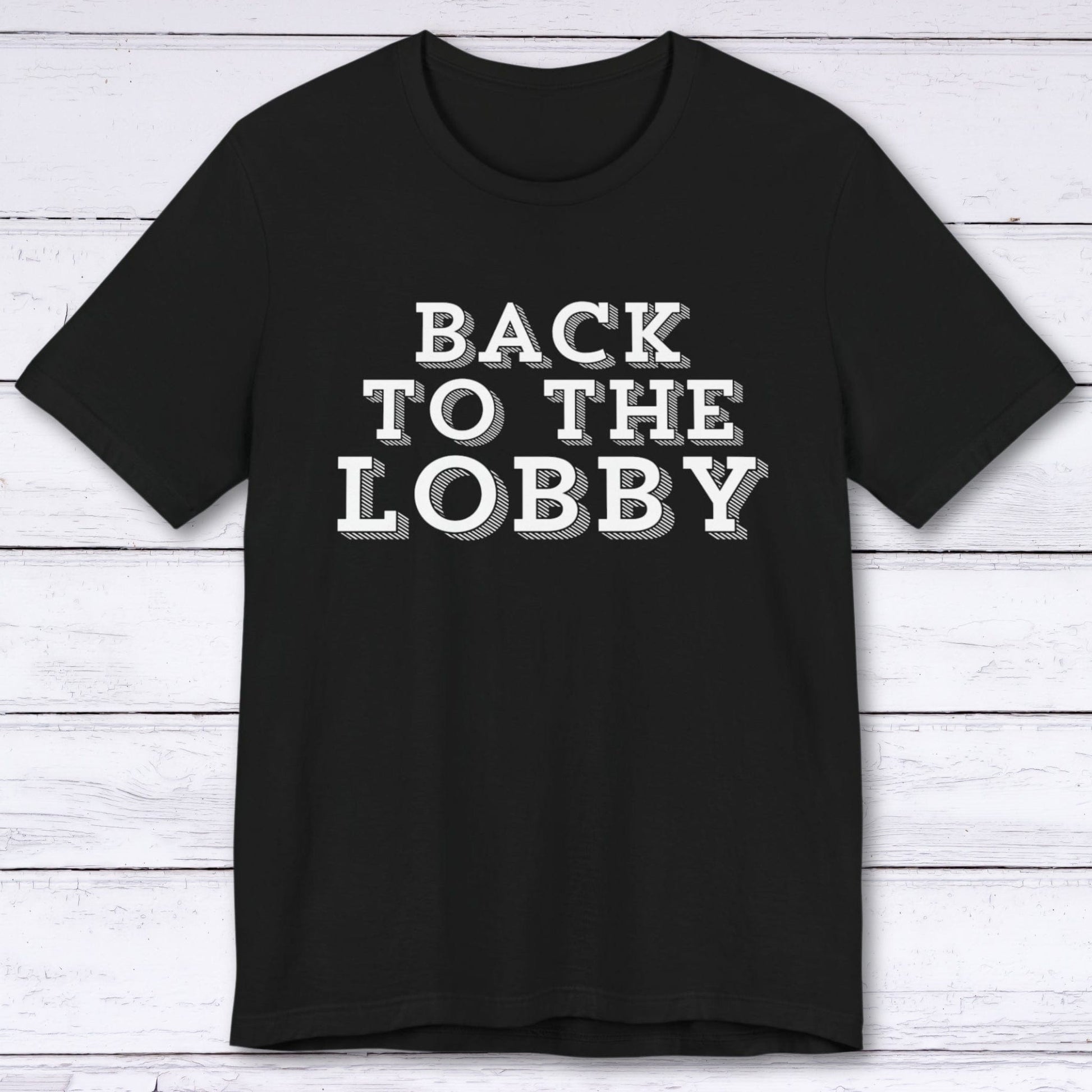 T-Shirt Black / S Back to the Lobby Sketch T-shirt