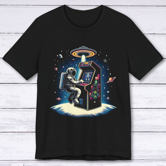 T-Shirt Black / S Beam Me Up Astronaut T-shirt