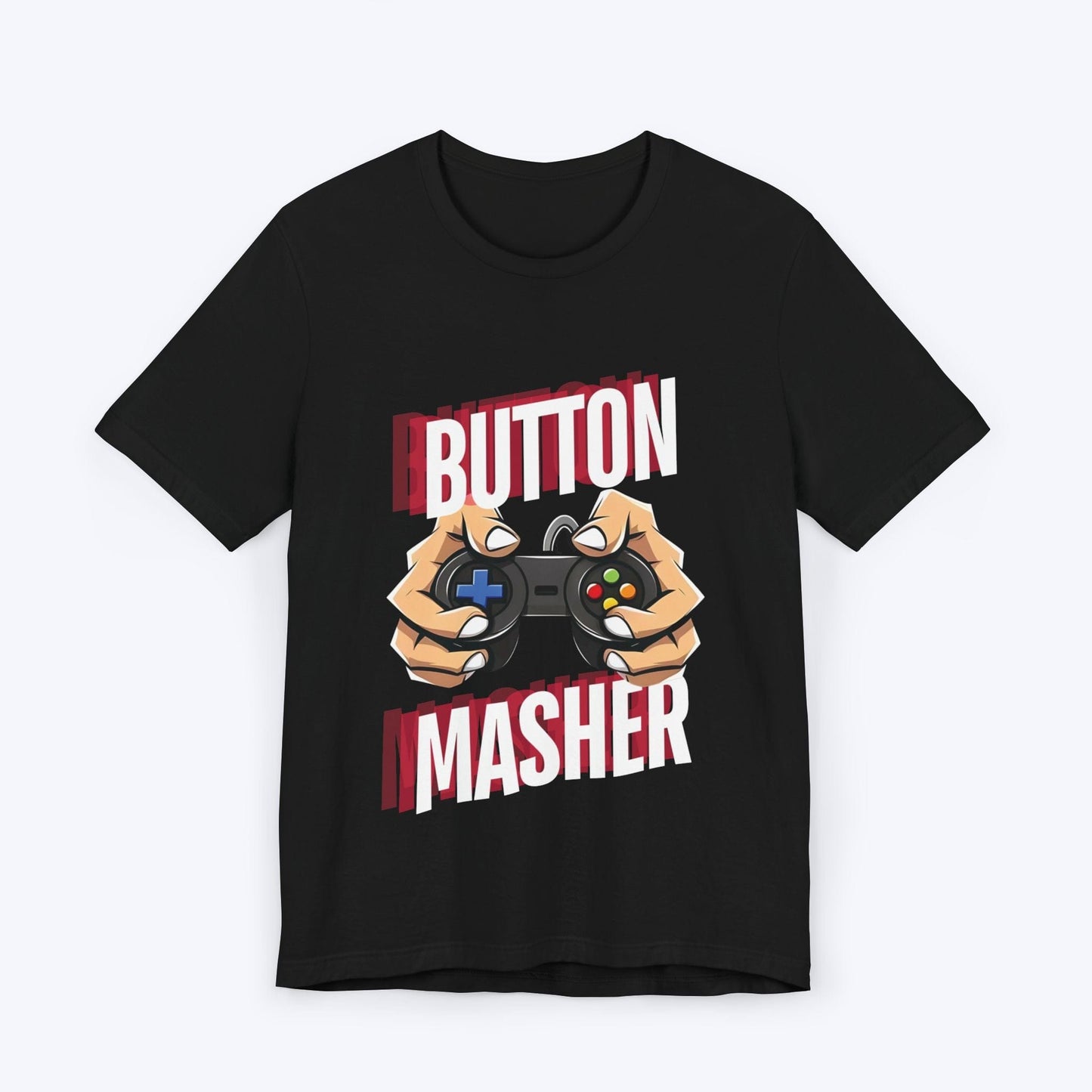 T-Shirt Black / S Button Masher T-shirt