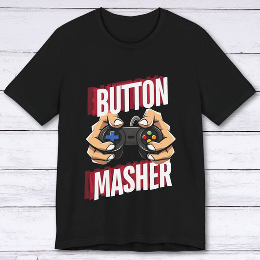 T-Shirt Black / S Button Masher T-shirt