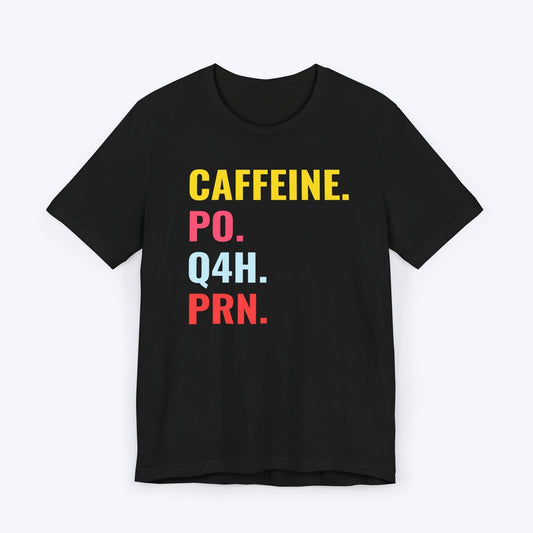 T-Shirt Black / S Caffeine Po Nurse T-shirt