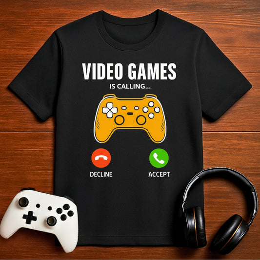 T-Shirt Black / S Call from Video Games T-shirt
