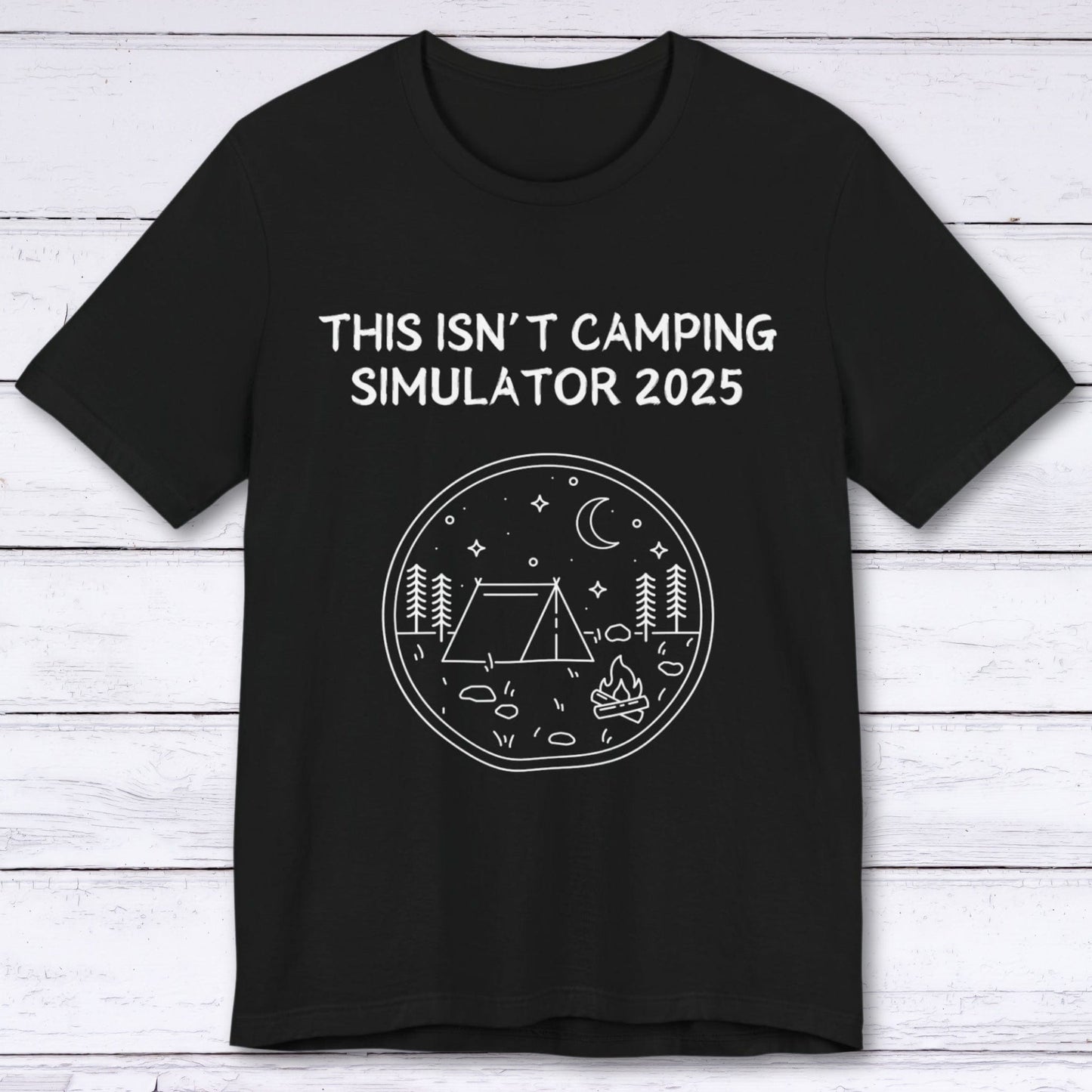 T-Shirt Black / S Camping Simulator "Gamer" T-shirt