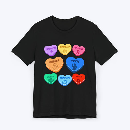 T-Shirt Black / S Candy Heart Nurse T-shirt