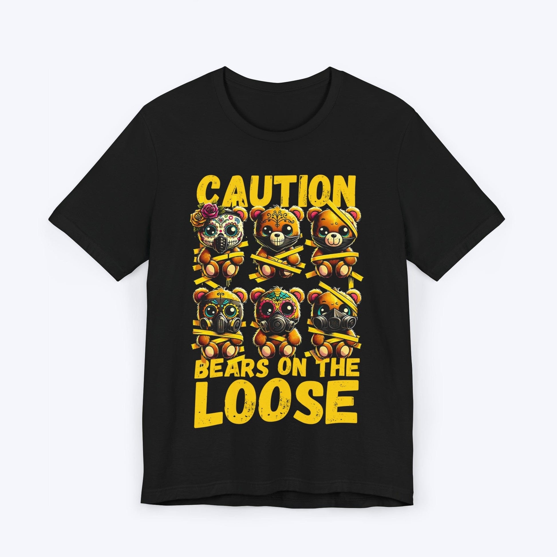 T-Shirt Black / S CAUTION: Bears on the Loose T-shirt