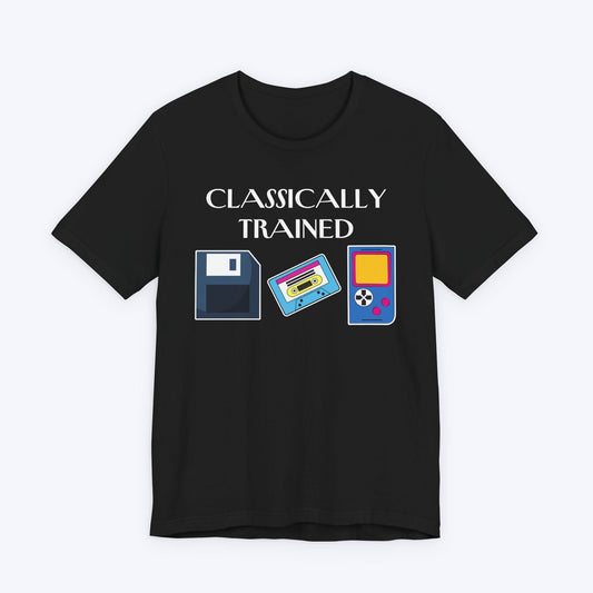 T-Shirt Black / S Classically Trained Retro T-shirt