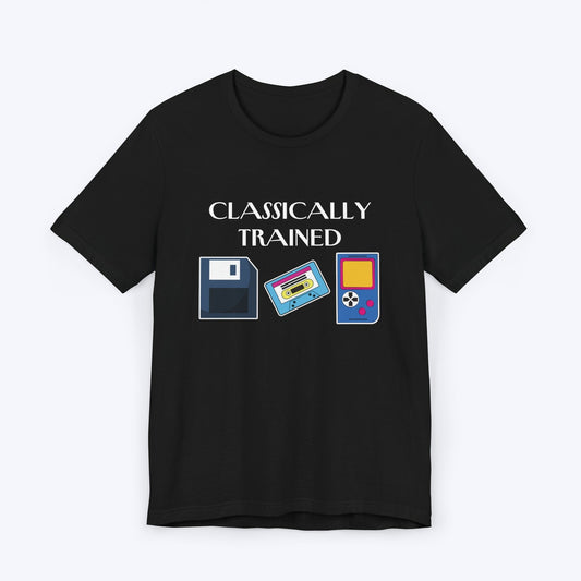 T-Shirt Black / S Classically Trained Retro T-shirt