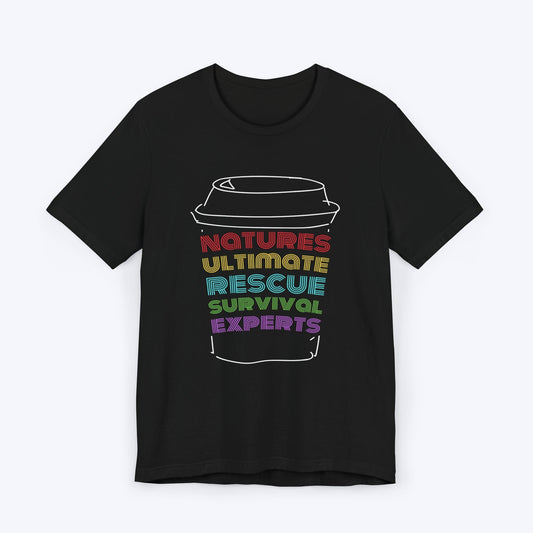 T-Shirt Black / S Coffee Cup Nurse Shirt