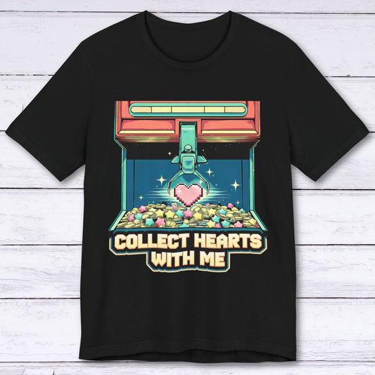 T-Shirt Black / S Collect Hearts With Me T-shirt