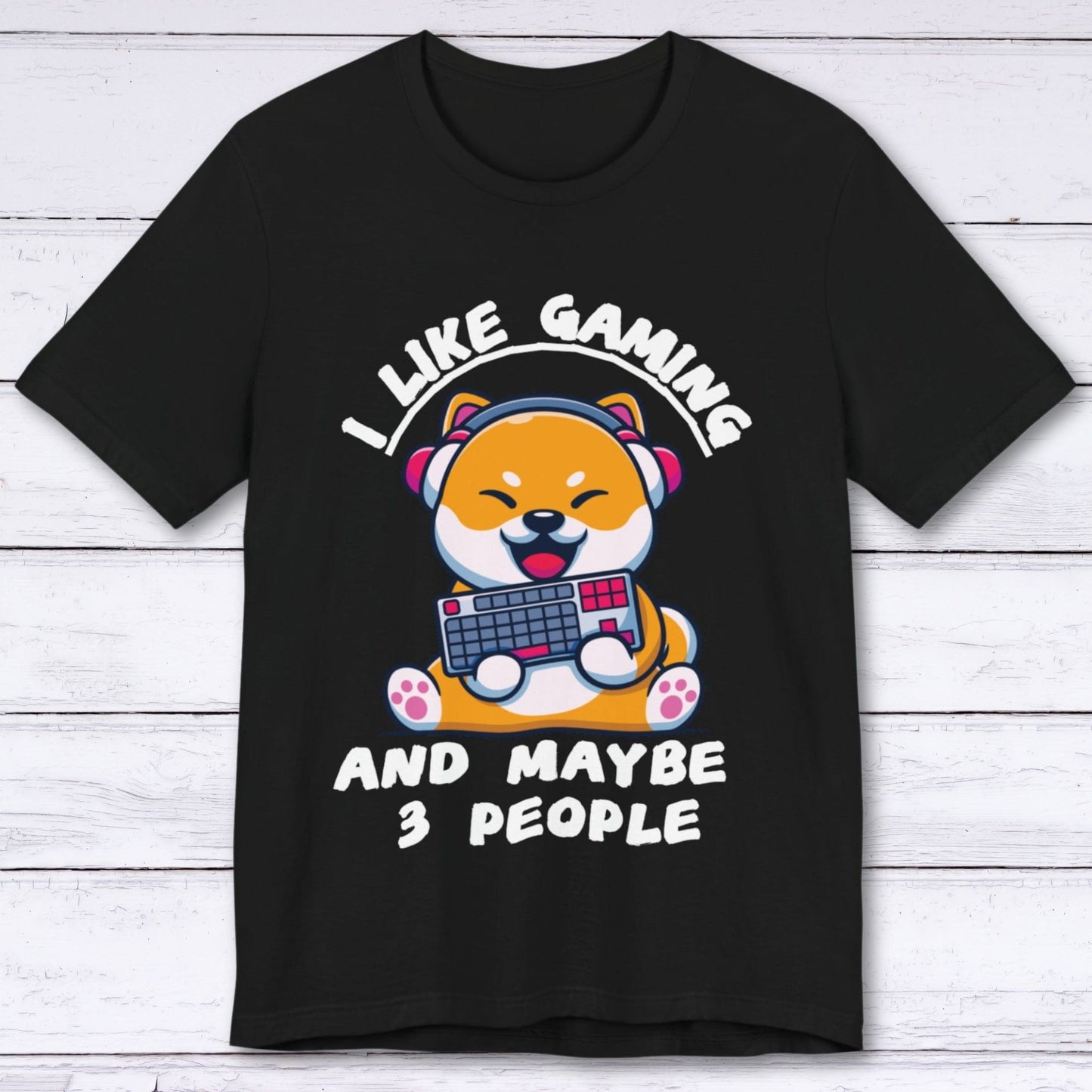 T-Shirt Black / S Corgi Gamer Club T-shirt