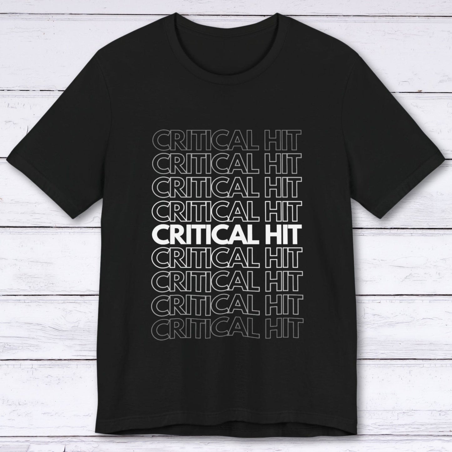 T-Shirt Black / S Critical Hit Gamer T-shirt