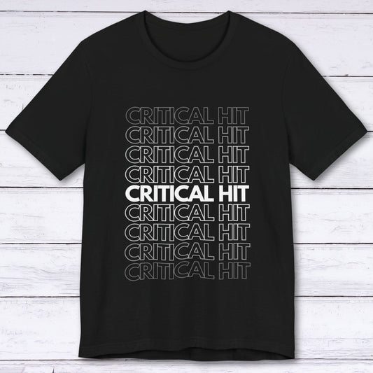 T-Shirt Black / S Critical Hit Gamer T-shirt