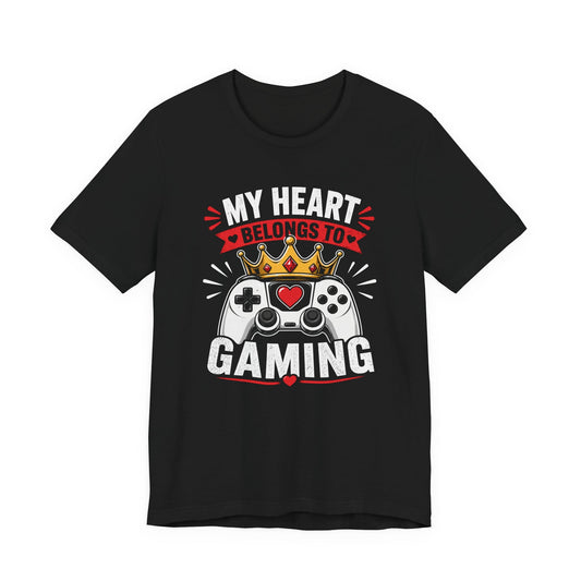 T-Shirt Black / S Crowned Controller Love T-shirt