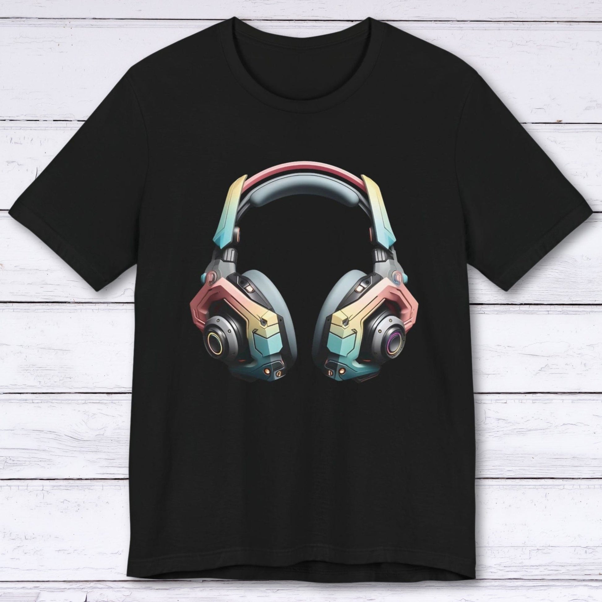 T-Shirt Black / S Cyber Echo Gaming Headset T-shirt