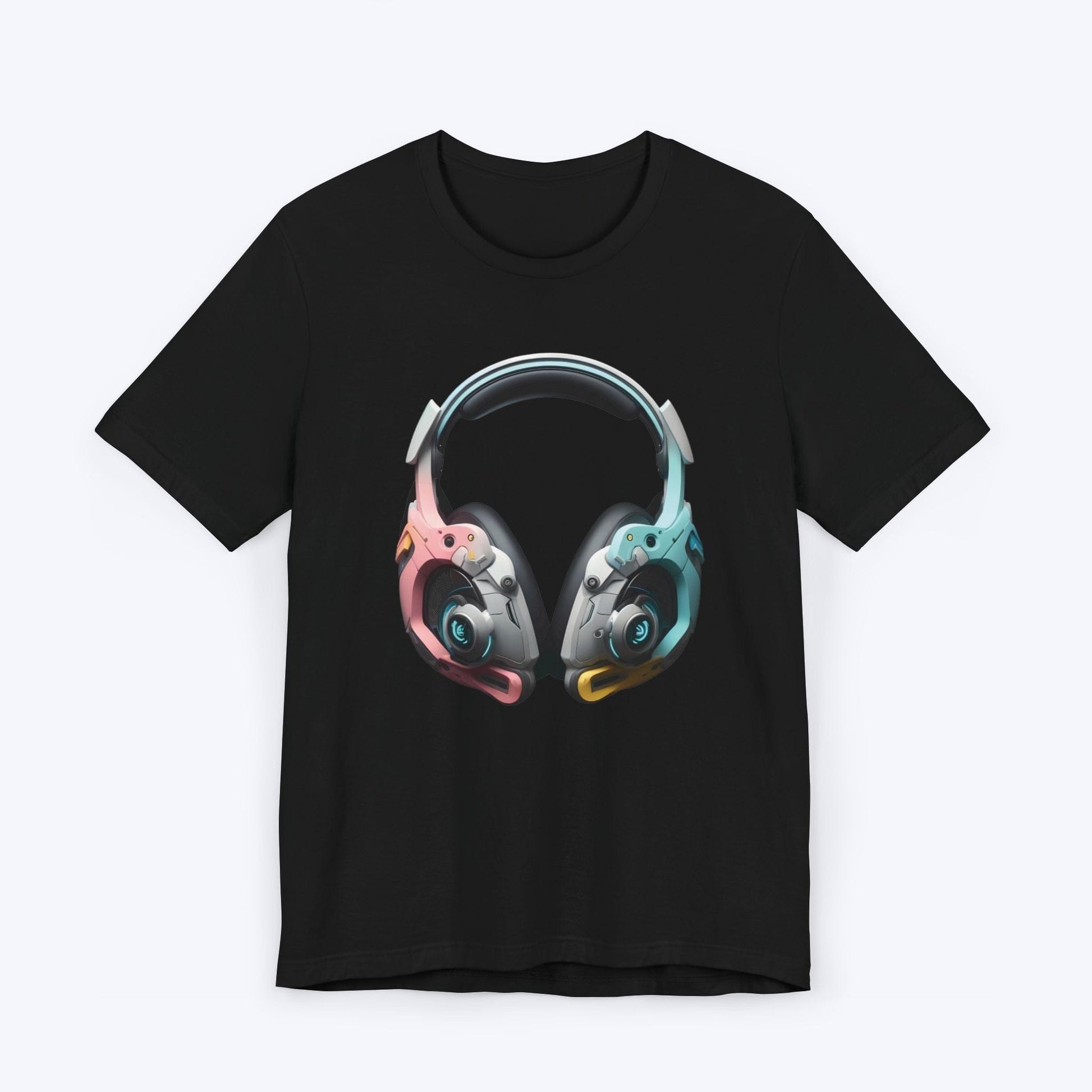 T-Shirt Black / S Cyber Psychosis Gaming Headphones T-shirt