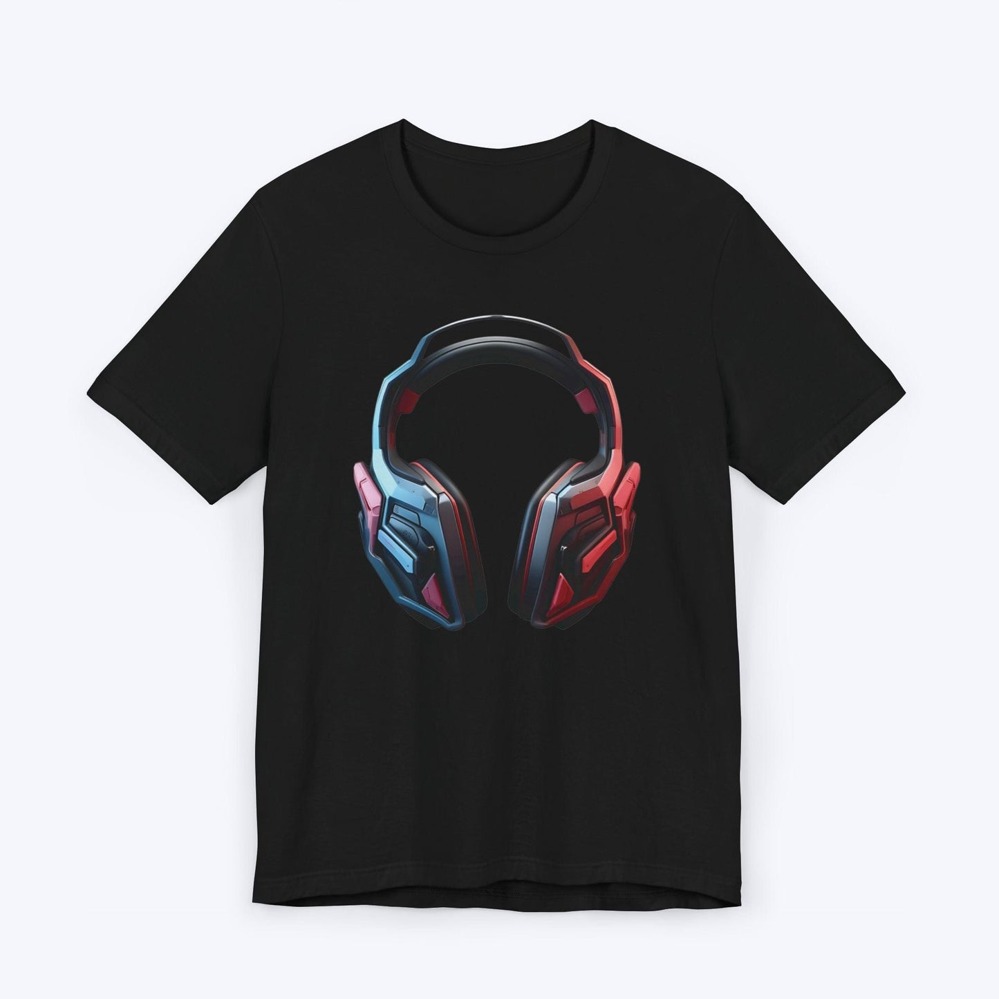 T-Shirt Black / S Cyber Tunes Audiophile Headset T-shirt