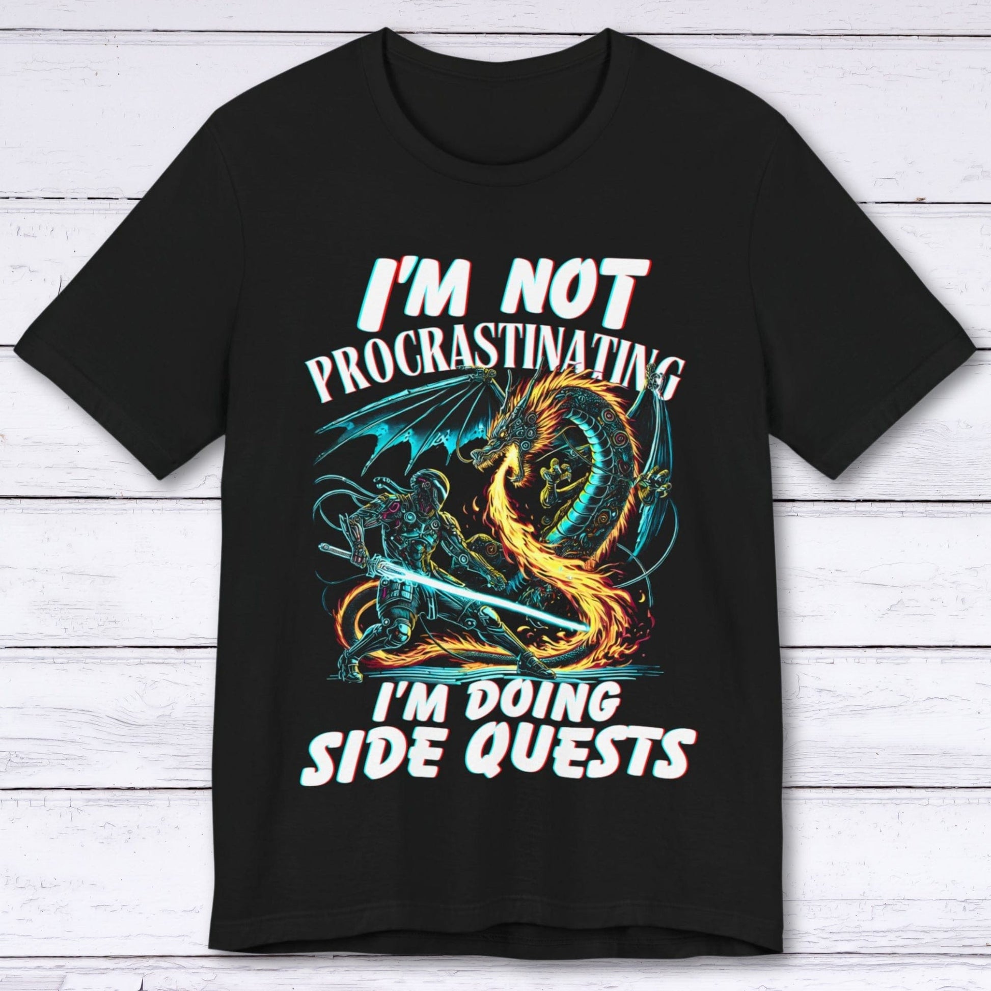 T-Shirt Black / S Cyberpunk Chronicles: Dragon Side Quests T-shirt